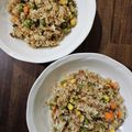 Mi7kuma's cooksnap of when they made 炊飯器で簡単～炊き込みカレーピラフ✿.