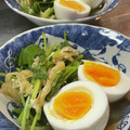 ★なみ☆'s cooksnap of when they made 三つ葉とお揚げと半熟卵の小鉢.