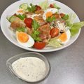 Etsu☆ko's cooksnap of when they made 男子が喜ぶ★簡単パリパリチキンサラダ.