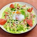 島子☆'s cooksnap of when they made レタスとカニカマのサラダ温玉のせ.