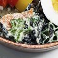 新妻あや's cooksnap of when they made ✿ひじきとオクラの彩サラダ✿.