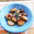 ﾁｲﾁｬﾝﾏﾏ's cooksnap of when they made モチモチおからの豚肉炒め.