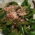 ヨシヨッシー's cooksnap of when they made ピーマン胡麻おかか★お弁当にもおすすめ.