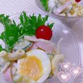 オウジリリノエ's cooksnap of when they made ヨーグルト入りCaloffマカロニサラダ.