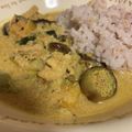 hiropoke's cooksnap of when they made ペースト不要！カレー研究会グリーンカレー.