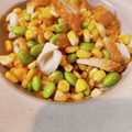 喜八＆Hacchi's cooksnap of when they made トウモロコシと枝豆とちくわのレンジ蒸し.