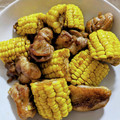 ゆず☆ななみ's cooksnap of when they made 簡単＊トウモロコシと鶏もも肉の照り焼き.