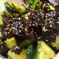 ちびとちびちびのママ's cooksnap of when they made 韓国風！きゅうりと海苔の和物.