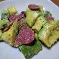 Lain0225's cooksnap of when they made アボカドとサラミのチーズ黒胡椒和え☆.