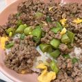 neeboo♬♪'s cooksnap of when they made 三色そぼろ丼.