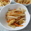 みちゃこmisako's cooksnap of when they made 大根と人参のたまごきんぴら.