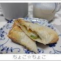 ちょこ☆ちょこ's cooksnap of when they made お箸一本☆食べ易いホットサンド.