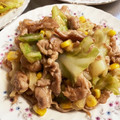 chocoraママ's cooksnap of when they made 豚こま切れ肉とキャベツのオイスター炒め♪.