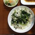 Ruriluru's cooksnap of when they made 塩昆布とかぶの葉の混ぜご飯.