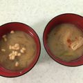 Ruriluru's cooksnap of when they made 甘みup↑↑天かす入りおみそ汁.