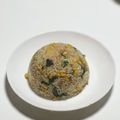 まいたけさん↑'s cooksnap of when they made キャベツとエビカマのパラパラチャーハン.