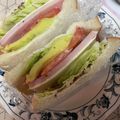 しょうこるん's cooksnap of when they made アボカドとハムのサンドイッチ.