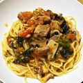 ★ゴンぎつね★'s cooksnap of when they made さんま缶のトマトパスタ.