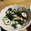 ブラック＊スワン's cooksnap of when they made ミネラルたっぷり♡わかめと竹輪の甘酢和え.