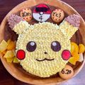 678いと's cooksnap of when they made ピカチュウの立体キャラケーキ.