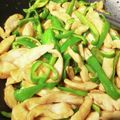 ななみん ママ★★'s cooksnap of when they made 鶏むね肉とピーマンの柔らか中華炒め～☆.