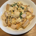 メイプルママ☆'s cooksnap of when they made 鶏むね肉と厚揚げのふわふわ卵炒め.