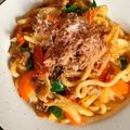 indiansun's cooksnap of when they made コチュジャンで作るピリ辛焼きうどん♪.