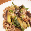 miiko大好き's cooksnap of when they made 超簡単　豚と茄子の旨辛炒め.