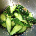 もりもり1187's cooksnap of when they made やみつき＊我が家の定番きゅうりのナムル.