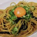 ぺんちゃま's cooksnap of when they made ごま油でおいしさUP♪簡単海苔パスタ.