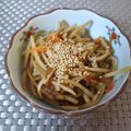 スタイリッシュママ's cooksnap of when they made 高血圧予防に☆生姜＋☆減塩きんぴらゴボウ.