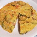 ペキのリリー's cooksnap of when they made ズッキーニでスペイン風オムレツ.