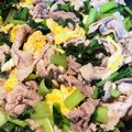 ナイーブ✨'s cooksnap of when they made 豚肉と小松菜の中華風炒めです.