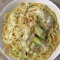caruga's cooksnap of when they made イタリア人直伝☆ズッキーニパスタ♪.