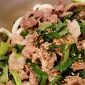クック8LQDQN☆'s cooksnap of when they made レンジで♡肉うどんの甘辛お肉(豚肉)★.