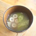 みるく茶's cooksnap of when they made ✽キャベツと竹輪のお味噌汁✽.