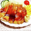 ☆★あんず姫★☆'s cooksnap of when they made スタミナ☆チキンステーキ お弁当にも.