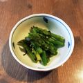 クックL8U9HI☆'s cooksnap of when they made レンジで簡単☆アスパラの塩昆布和え.