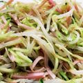 ☆hikonyan☆'s cooksnap of when they made 簡単副菜☆もやし胡瓜ハムのサラダ?和え物.