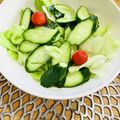 ボブナナ's cooksnap of when they made 簡単^ ^レタストマトきゅうりサラダ.