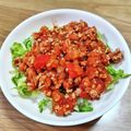 ＊なぁ＊'s cooksnap of when they made 簡単！ひき肉とトマト缶でハンバーグ丼.