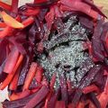 もげらった27's cooksnap of when they made 赤ビーツとにんじんのきんぴら.