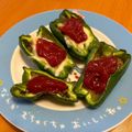 大人ジャイアンのママ's cooksnap of when they made 子供と♡ピーマンの肉詰め超時短.