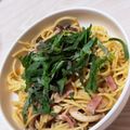 hukukosan's cooksnap of when they made オイルサーディンとしめじの和風パスタ.