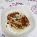 ジョングレ's cooksnap of when they made ＋1品 新玉葱と納豆のつゆがけ.