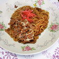 ジョングレ's cooksnap of when they made そうだ♪焼きそばに納豆乗せてみよう♡.