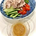 悠LOVE航's cooksnap of when they made 豚しゃぶサラダ★茹で汁★柔らかくするコツ.