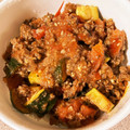 ame-ikuru's cooksnap of when they made 作り置き・お野菜とひき肉のカレー炒め.