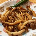 mantacarp's cooksnap of when they made しめじバター醤油炒め.
