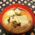 龍青空ママ's cooksnap of when they made 簡単☘️市販の鶏団子&塩麹入り味噌汁.